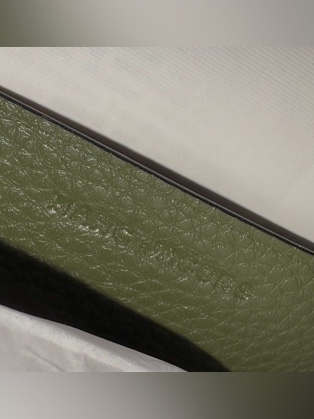 NWT Marc Jacobs Olive Green Pebbled Leather Crossbody - Picture 11 of 12